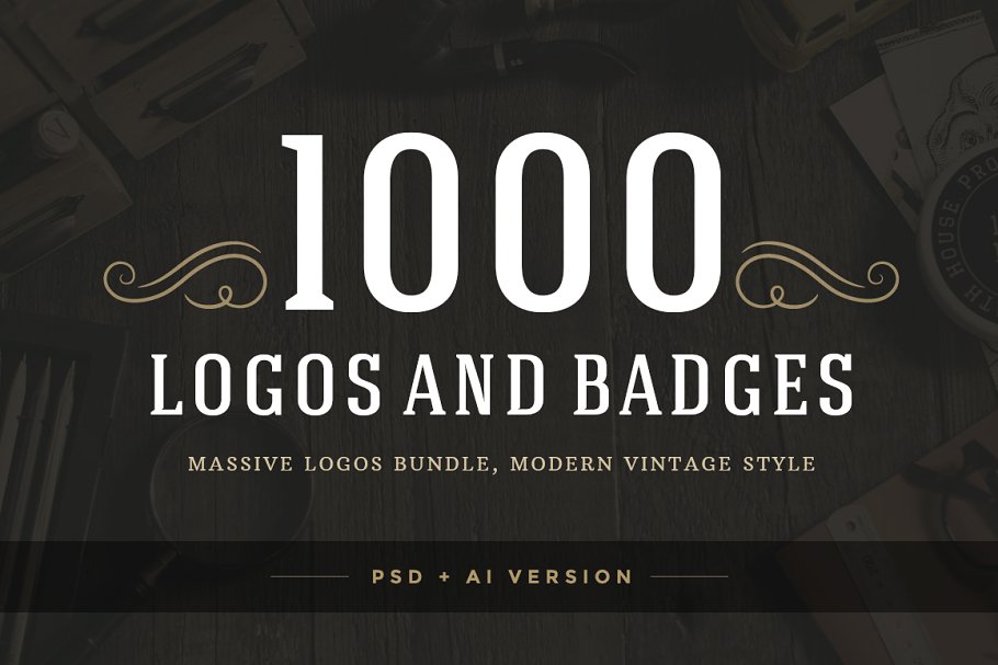 [Creativemarket] 1000 Logos and Badges Bundle_0.jpg